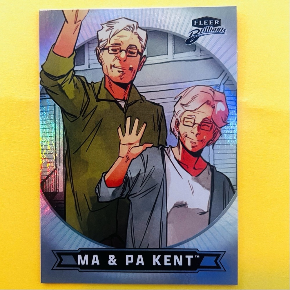 2025 Upper Deck Fleer Brilliants Superman Ma & Pa Kent #10 Base DC